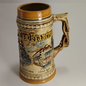 Vintage Souvenir Stein Mug San Francisco